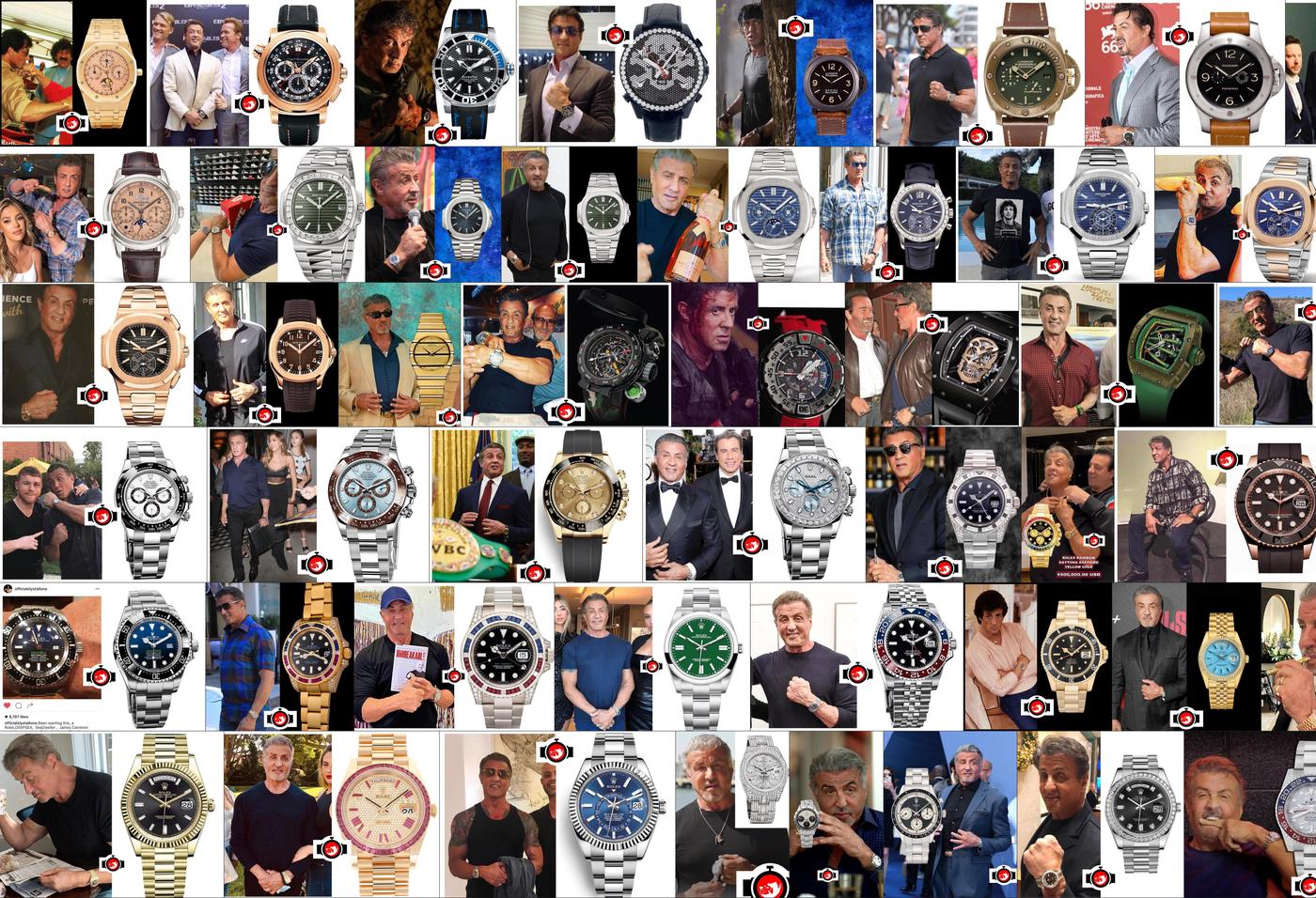 The Ultimate Guide to Sylvester Stallone's Impressive Watch Collection 